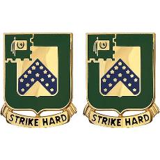 16th Cavalry Regiment Unit Crest (Strike Hard)